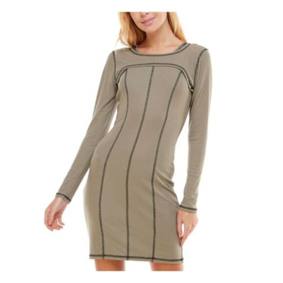 ULTRA FLIRT Womens Green Removable Long Sleeve Shrug Sleeveless Dress Plus 2X - Picture 1 of 1